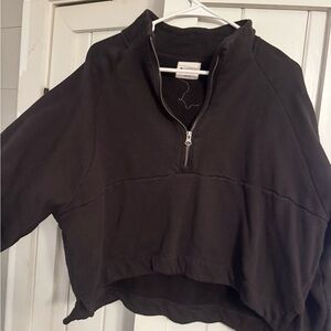 Pure Barre Black Half-Zip Sweatshirt